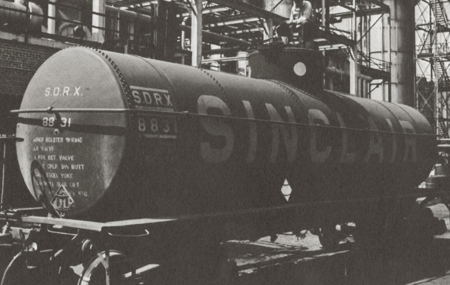 Sinclair oil tank train car