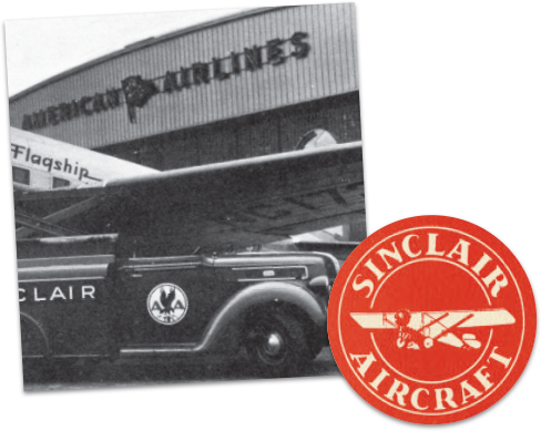 Sinclair fueling airplanes