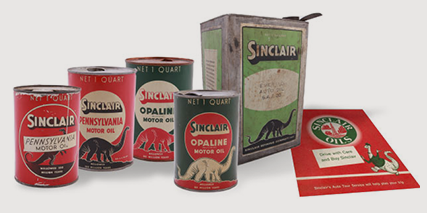 Sinclair vintage cans