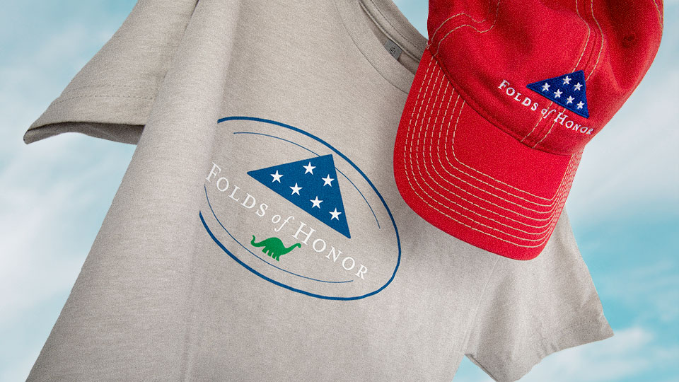 Folds of Honor cap and tshirt