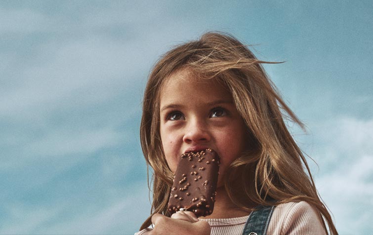 girl eating ice cream