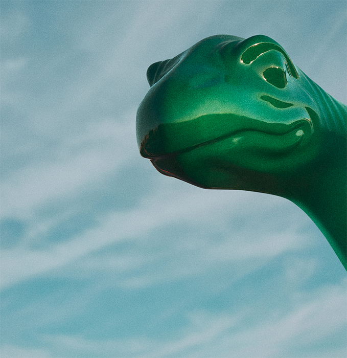 Man eating ice cream