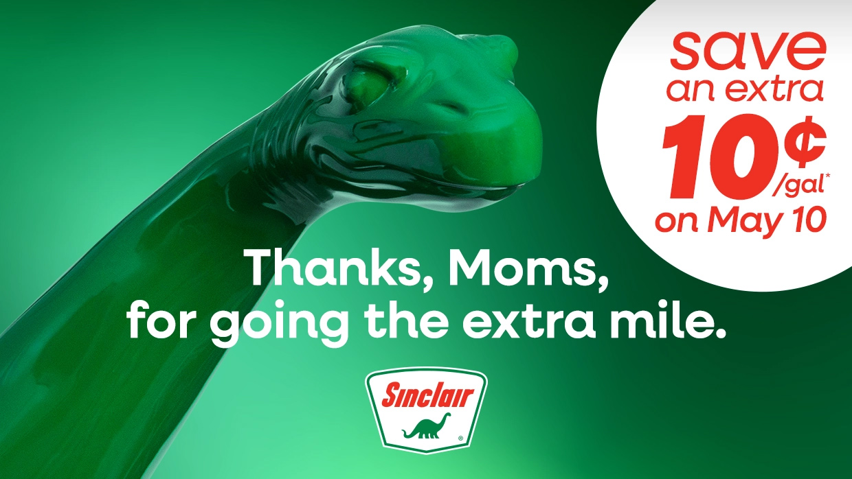 Save an extra 10 cents per gallon on May 10