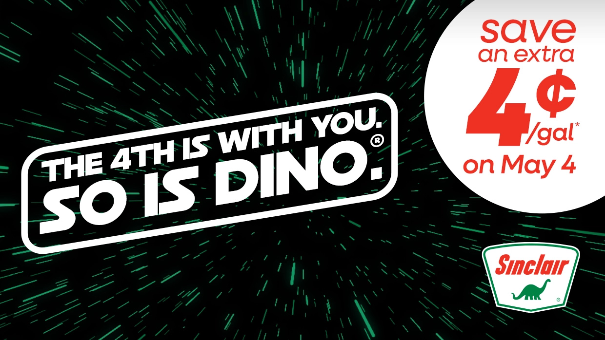 Save an extra 4 cents on May 4th