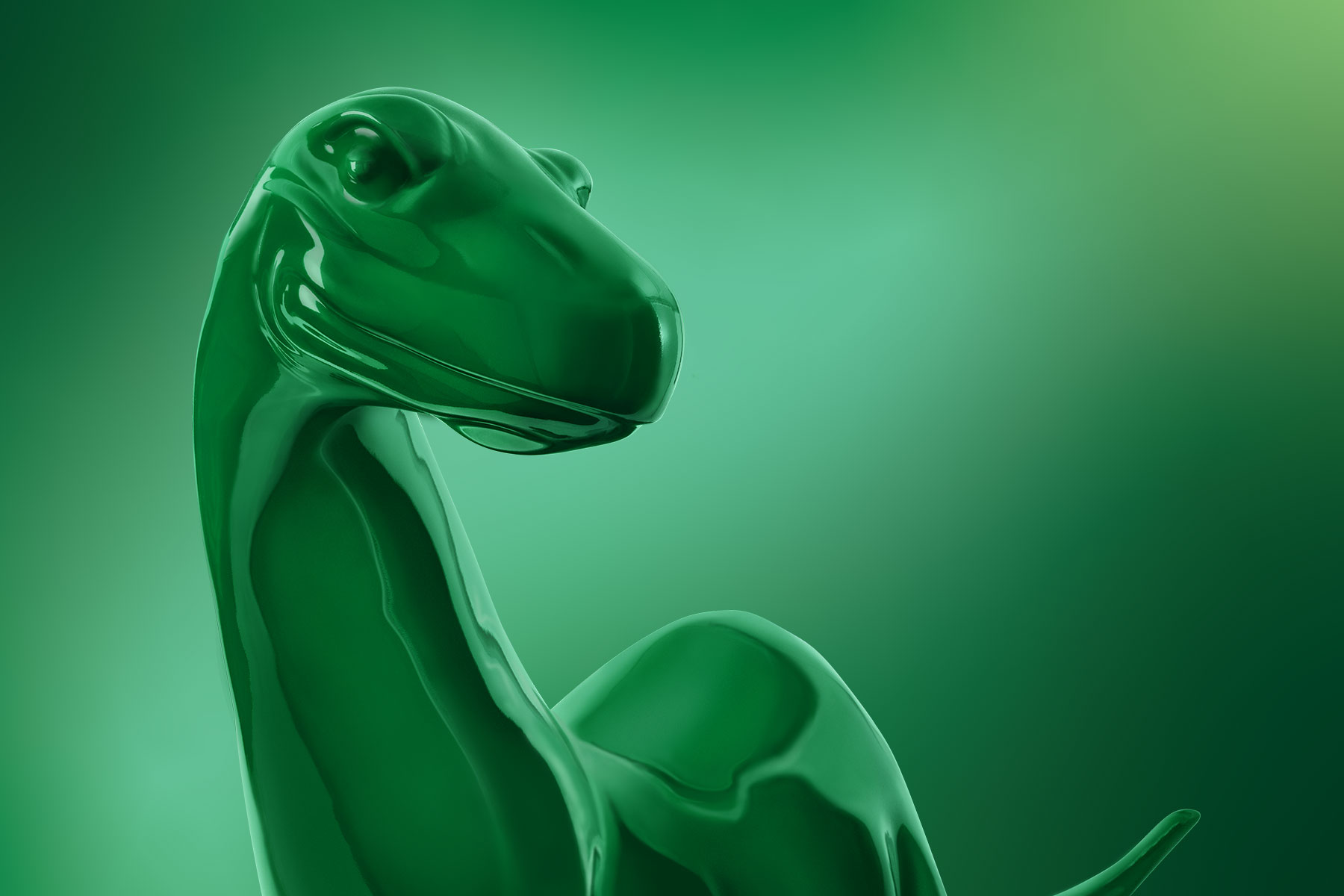 Dino with mischievous smile 