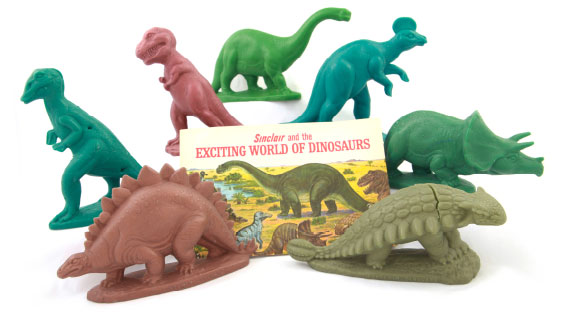 Dinosaur figures from the worlds fair