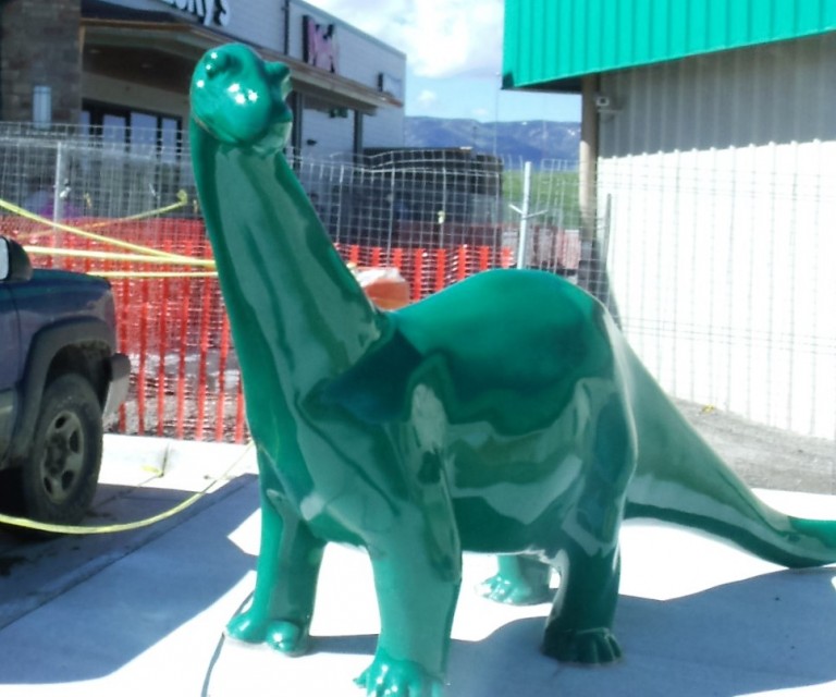 sinclair dino statue